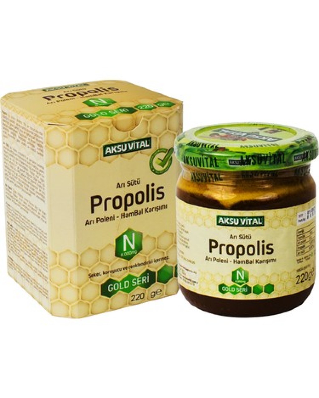 AKSU VİTAL PROPOLİSLİ MACUN 220 GR 