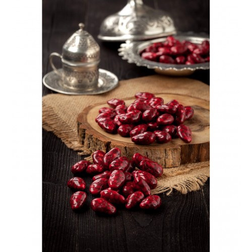 BÖĞÜRTLENLİ BADEMLİ ÇİKOLATA DRAJE 1 KG 