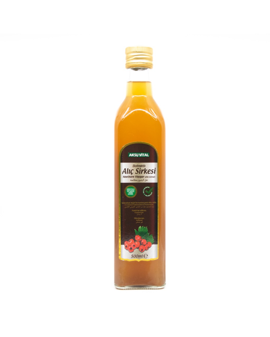 Ekstraktlı Alıç Sirkesi 500 ml.